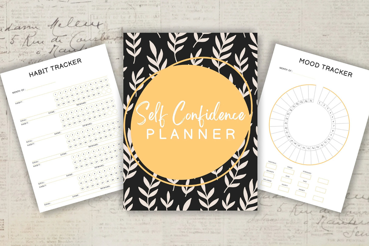 Printable Self Confidence Planner, a Stationery Template by Design House (Photo 2 of 9)