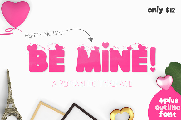 Be Mine (Valentines Day Font) preview 8