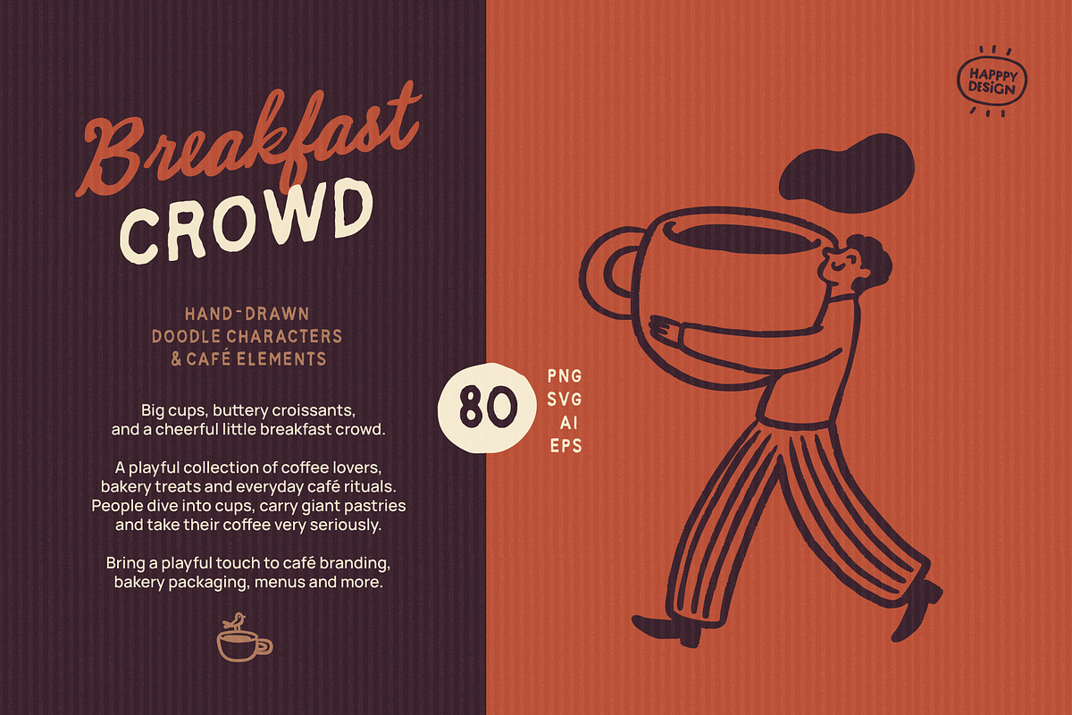 Coffee & Café Illustrations, a Food Illustration by happpydesign (Photo 2 of 12)