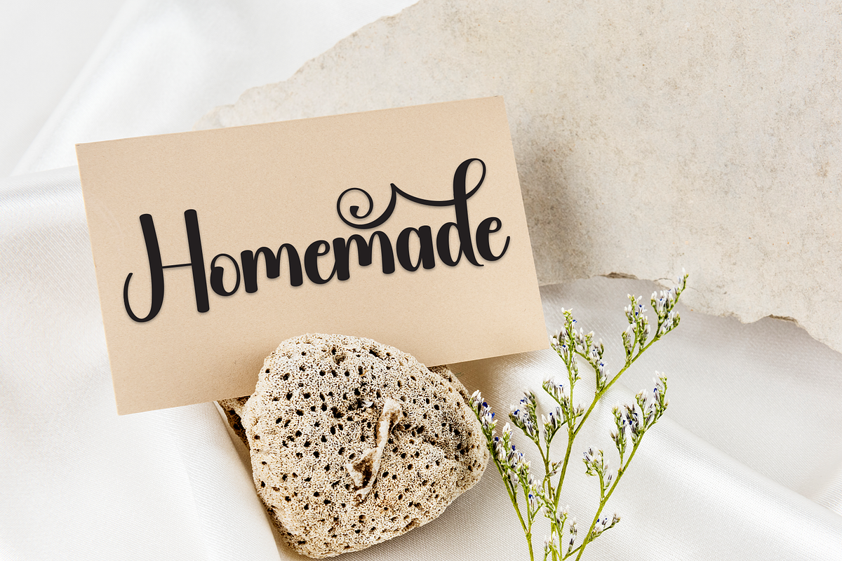 Angelic | Script Font, a Handwritten Font by Scratchones (Photo 5 of 9)