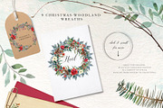 Woodland Christmas Clipart, an Animal Illustration by Twigs and Twine (Thumbnail 3 of 11)