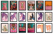 Tiger wall print, animal wall poster, an Animal Photo by Chipshpow Graphics (Thumbnail 7 of 7)