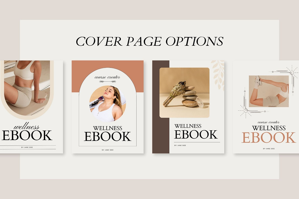 LINEA Wellness Ebook Template CANVA preview 3
