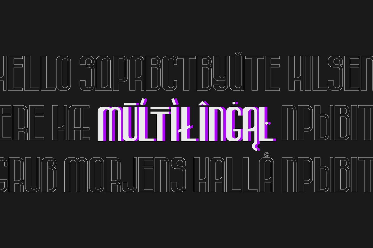 SK Mutka — Display Art-Deco Font, a Sans Serif Font by Shriftovik Type Foundry (Photo 3 of 10)