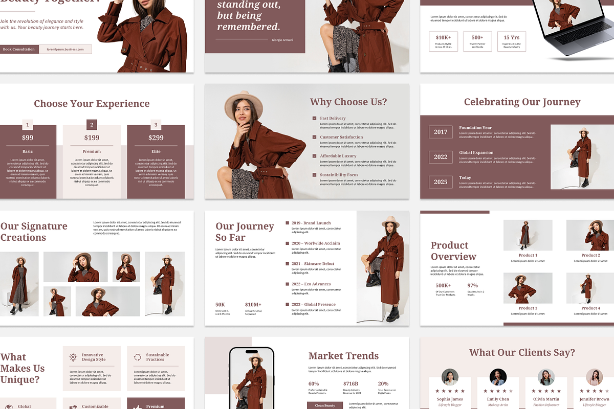 Beauty Fashion, a Presentation Template by Sixtemp (Photo 3 of 3)