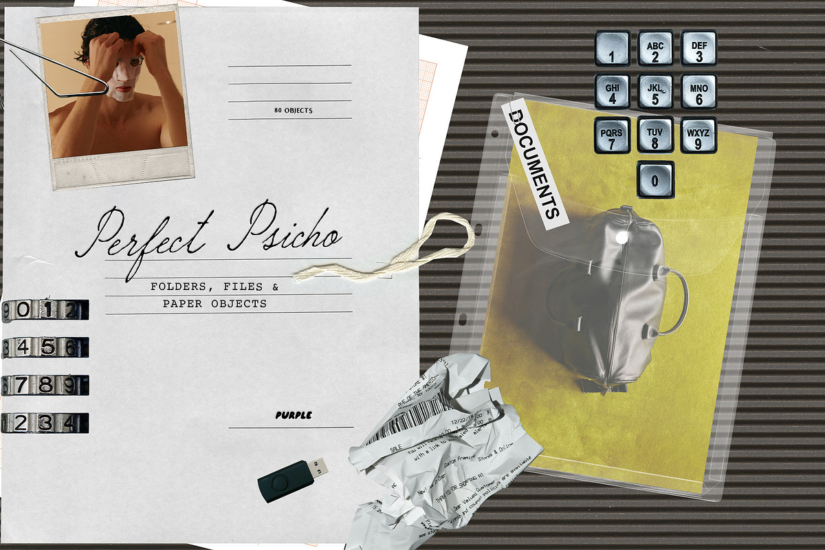 Perfect Psycho: Analog Collage Kit, an Object Graphic by Purple (Photo 9 of 13)
