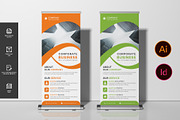 Business Roll Up Banner Template, a Stationery Template by PixelWink (Thumbnail 1 of 2)