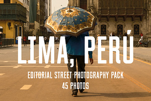 Lima, Peru – Vibrant Editorial Pack, a Photo by This For There