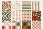 Traditional Christmas patterns, a Pattern Graphic by Cozy pattern shop (Thumbnail 8 of 13)