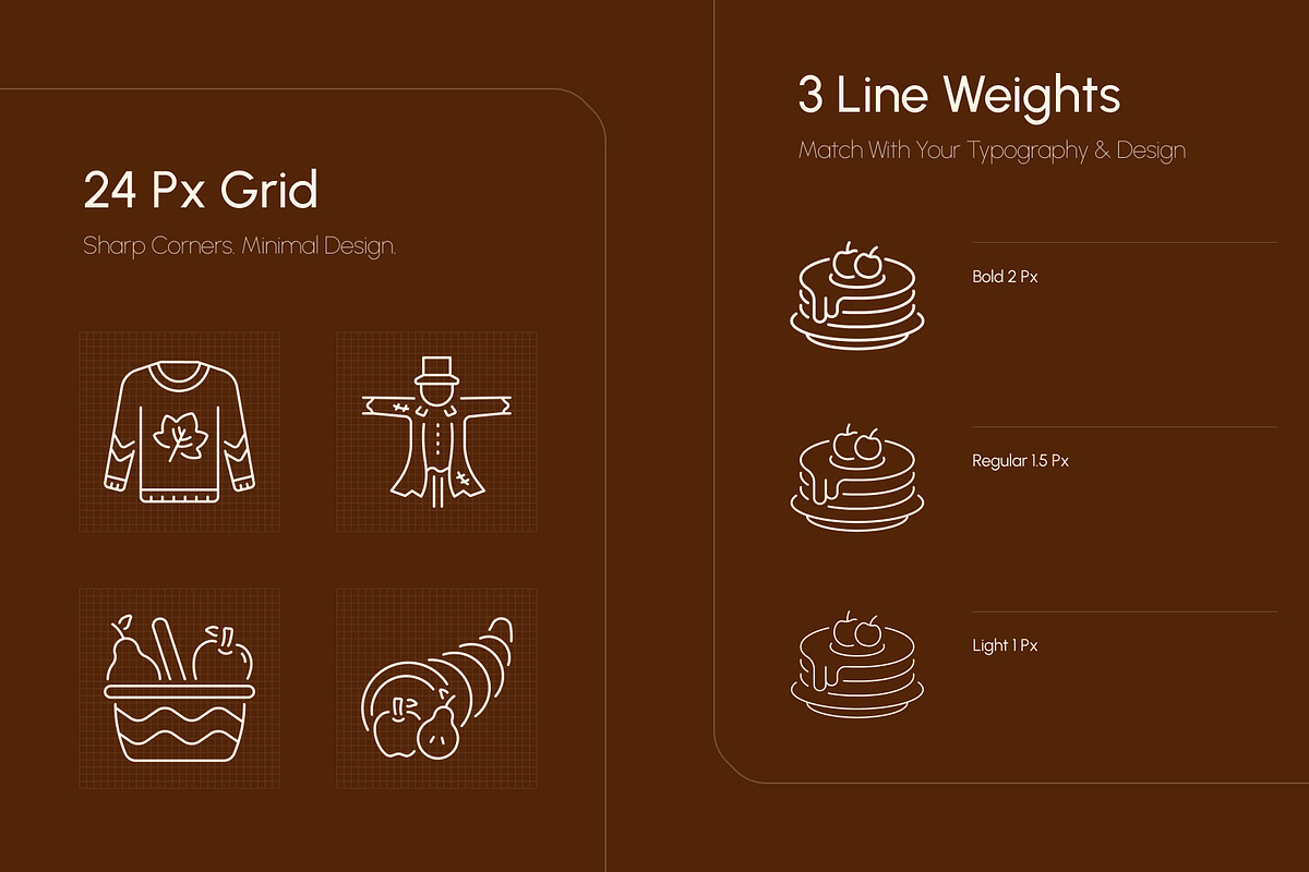 Thanksgiving Icons Collection, an Outline Icon by Prosymbols (Photo 5 of 7)