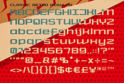 CLASSIC RETRO Typeface, a Sans Serif Font by Alex-Banks Type (Thumbnail 2 of 6)
