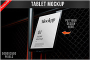 Tablet Displayed in Industrial PSD, an iPad Mockup by Bruno's Shop (Thumbnail 1 of 4)