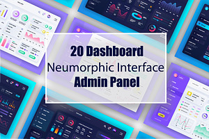 Neumorphic UI Dashboard Admin Panel, a Templates & Theme by alexdndz