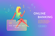 Mobile banking and payments online, a Finance Illustration by Julia Tim (Thumbnail 3 of 5)