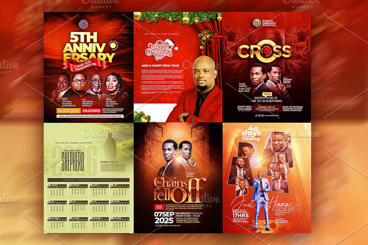 Church Flyer Template Bundle