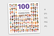 100 Casually Dressed Characters, an Education Illustration by Voysla's Shop (Thumbnail 3 of 5)