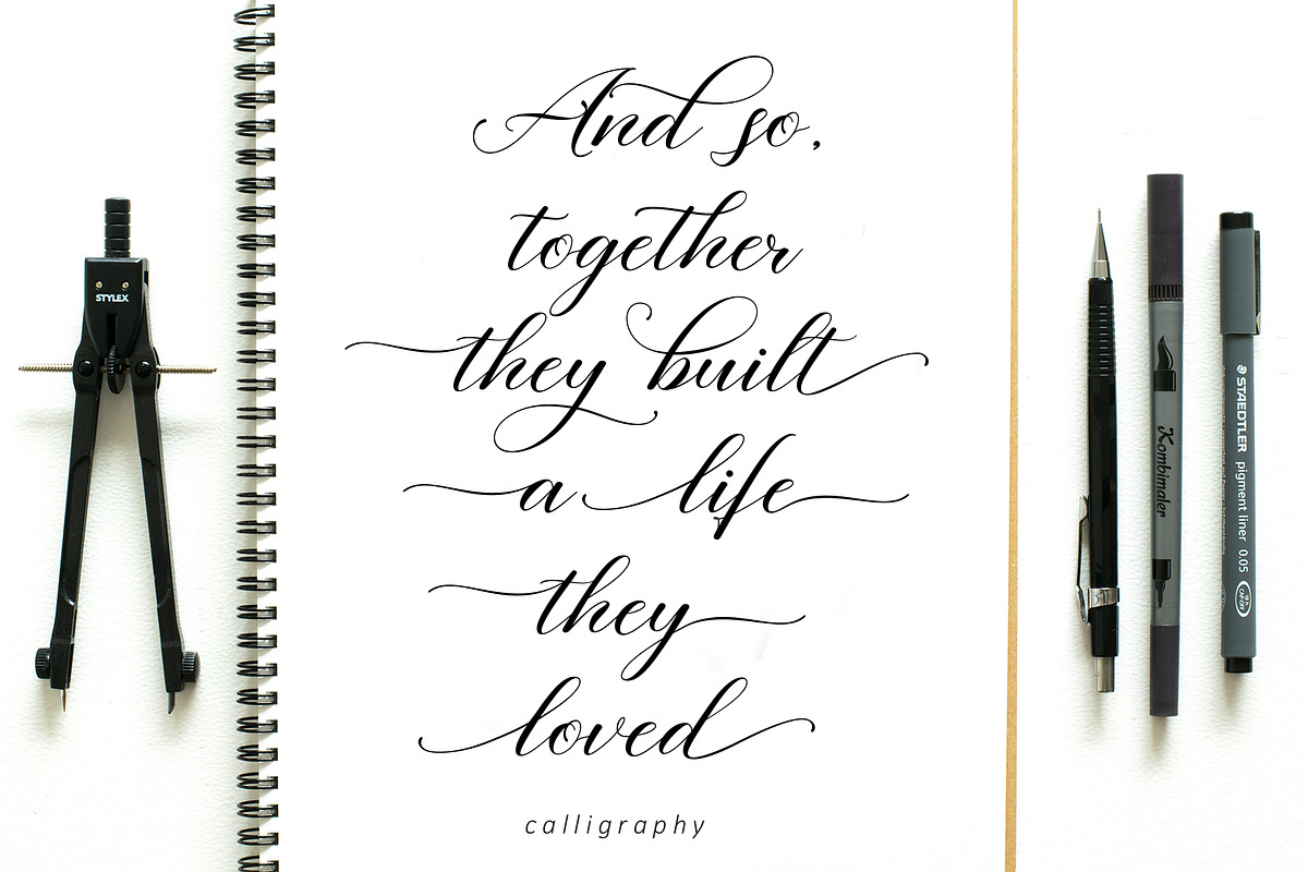 Eliyamoli script, a Script Font by Sulthan Studio (Photo 7 of 9)