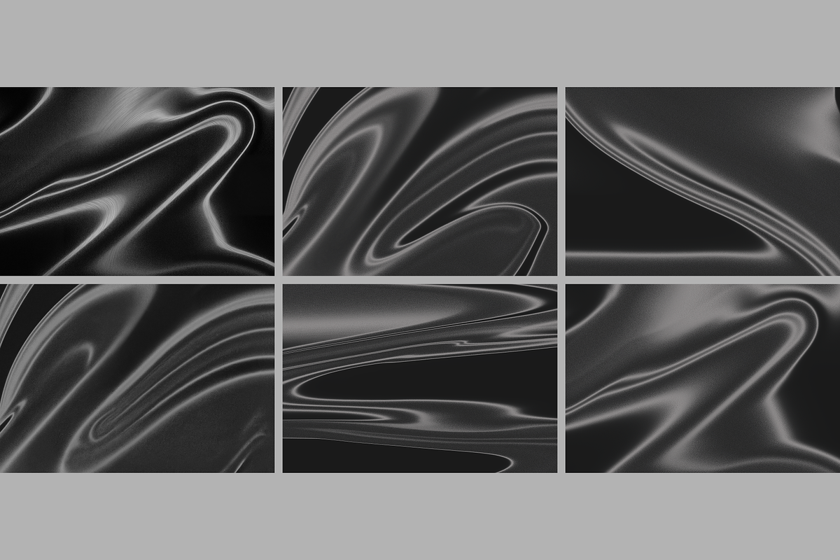 Liquid Metal Marble Textures — 7 PNG Backgrounds