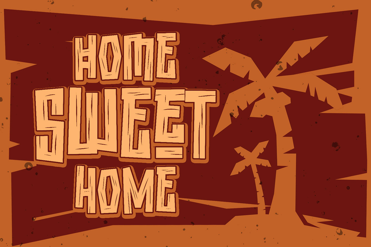 Naluka - Ethnic Font with Extras, a Font by Arterfak Project (Photo 6 of 13)