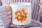 Watercolor Neutral Autumn Clipart, an Illustration by Pixels.Craft (Thumbnail 6 of 6)