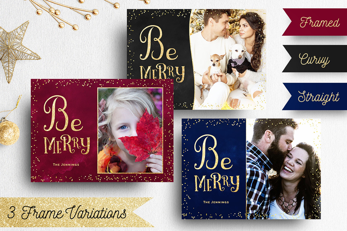 Christmas Card Photog Templates, a Card Template by Nifty Template Studio (Photo 11 of 13)