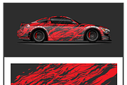 Dynamic Race Car Wrap Design, a Healthcare Illustration by CarWrap design (Thumbnail 3 of 3)