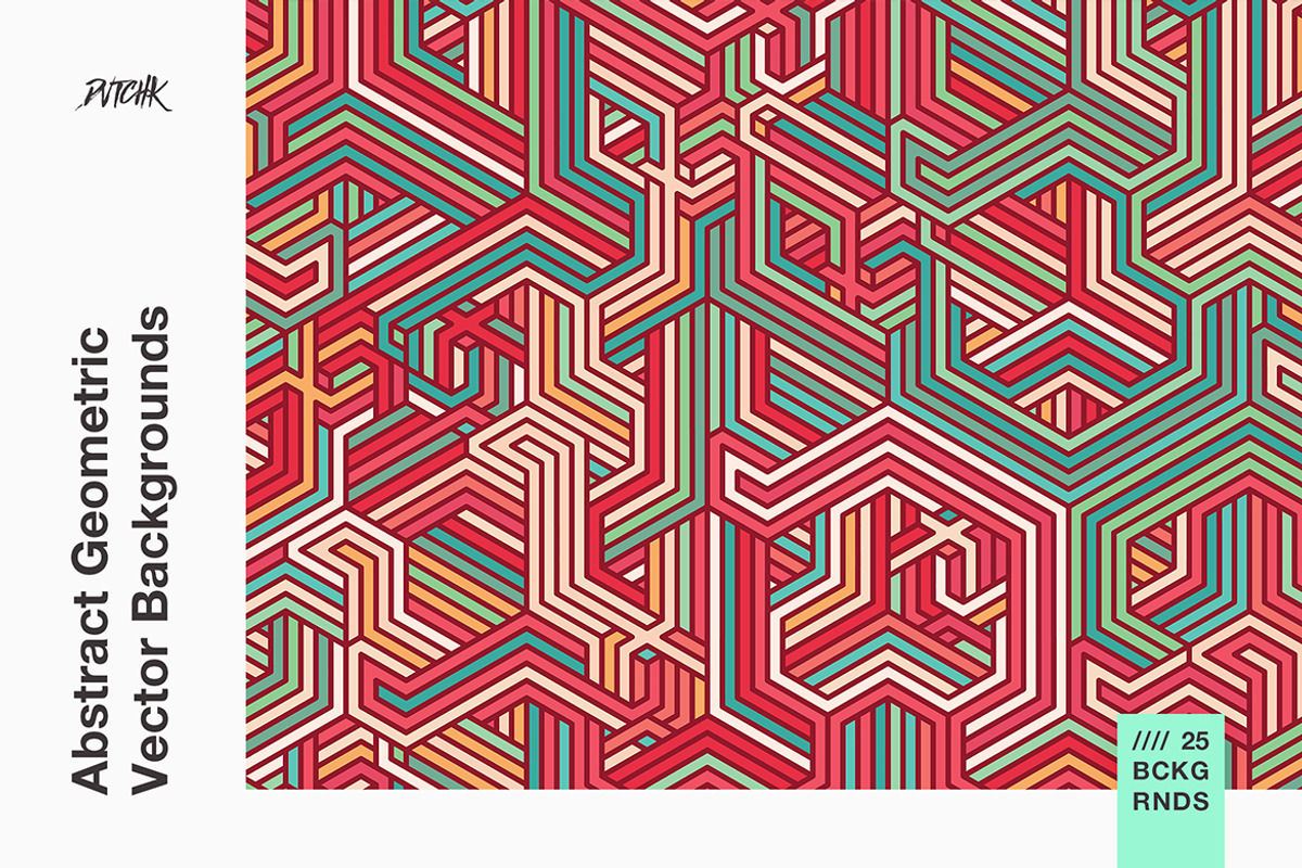 Abstract Geometric Vector Background, a Background Graphic by dvtchk (Photo 16 of 16)