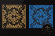 Night garden. Vector bandana design, a Pattern Graphic by Nadia Murash (Thumbnail 2 of 4)