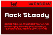 rocksteady font, a Font by weknow (Thumbnail 1 of 5)