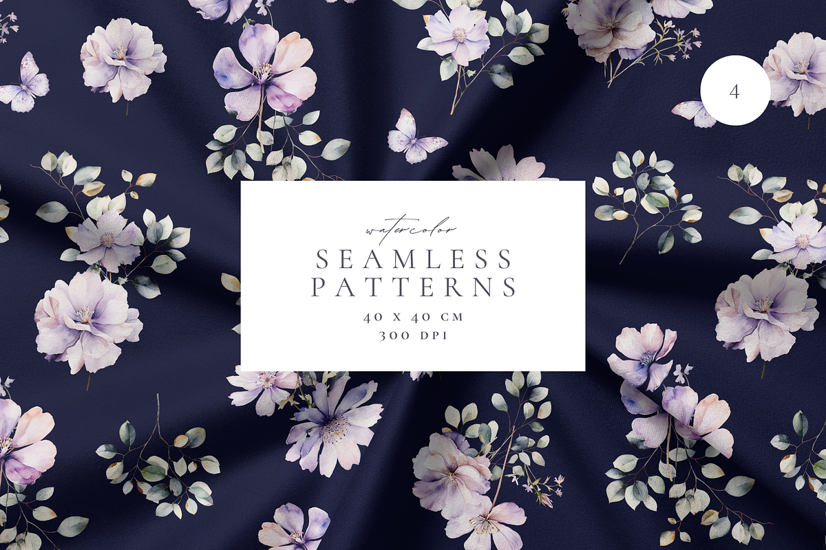Dreamy Florals Watercolor Clipart, a Decorative Illustration by Altea Design Studio (Photo 15 of 19)