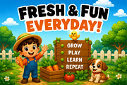 Carrot Quest - Fun Kids Display Font, a Handwritten Font by overlaytemplates (Thumbnail 2 of 5)