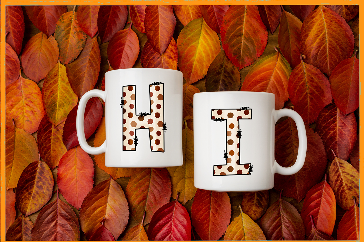 Fall & Autumn-PNG fonts, a Handwritten Font by It me digital art (Photo 7 of 8)