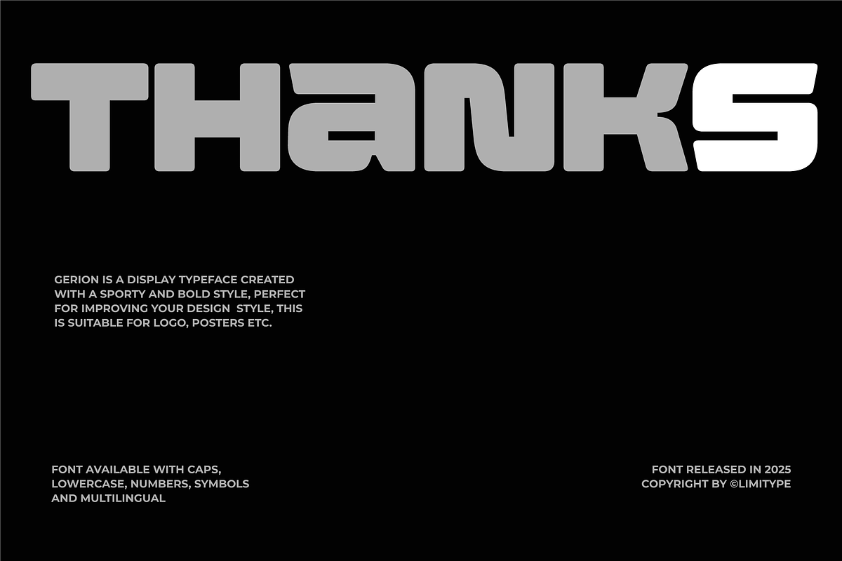 Gerion - Bold Font, a Sans Serif Font by limitype (Photo 11 of 11)