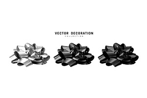 Bows realistic design., an Illustration by Modern vector