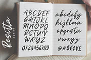 Resitta, a Script Font by Weape Studio (Thumbnail 5 of 8)