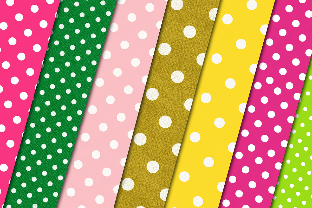 Colorful Seamless Polka Dot Pattern, a Pattern Graphic by Black Bird Studio (Photo 2 of 6)