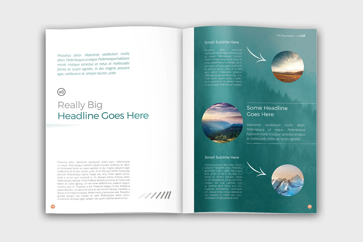 Vertical Corporate Booklet, a Brochure Template by velvetmade.designs (Photo 9 of 10)