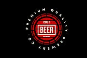 Craft beer brewery vector logo, a Food Illustration by provector (Thumbnail 2 of 3)