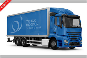 Truck Mockup - Minimalist Design, a Product Mockup by Bruno's Shop