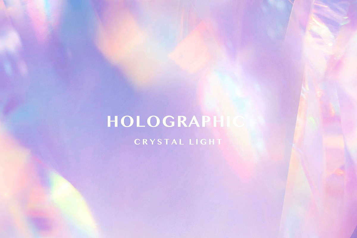 Holographic Textures - Crystal Light, a Background Graphic by by creative paper (Photo 1 of 11)