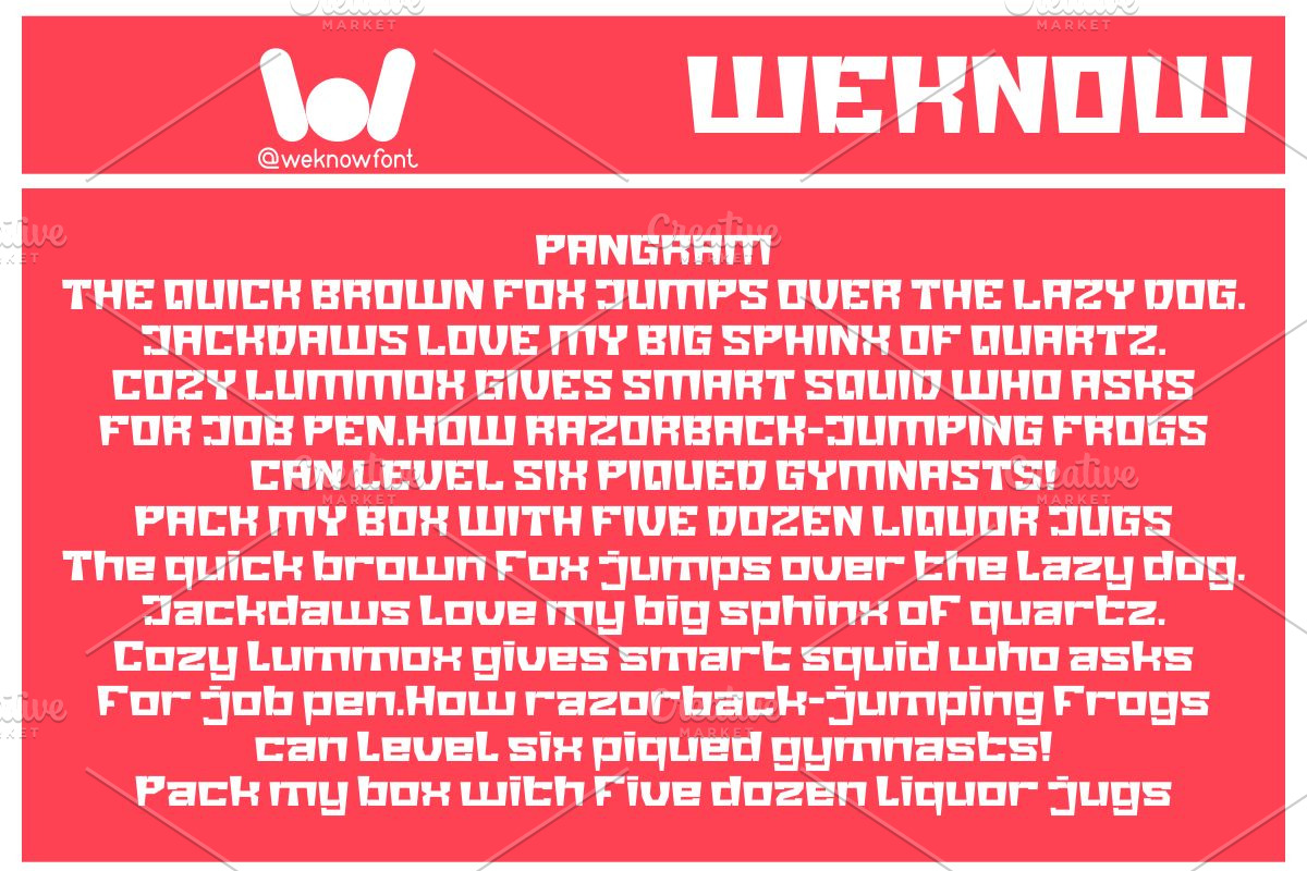Big Giant, a Font by weknow (Photo 6 of 8)