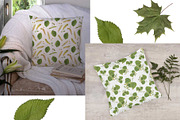 Linden tree leaves and seeds, a Pattern Graphic by Contes_de_fée (Thumbnail 5 of 9)