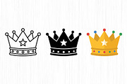 Royal Crown Vector Trio Pack, an Object Graphic by Artonix (Thumbnail 2 of 3)