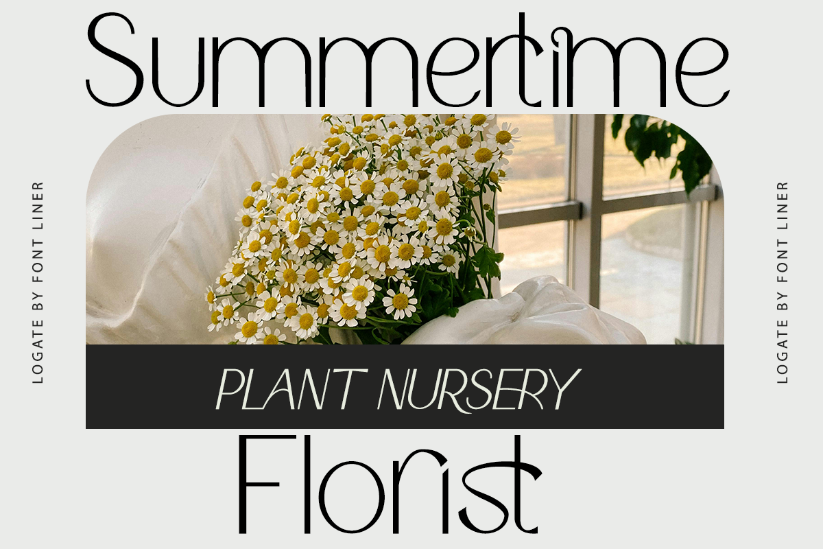 Logate - Chic Ligature Sans Font, a Sans Serif Font by Font Liner (Photo 9 of 13)