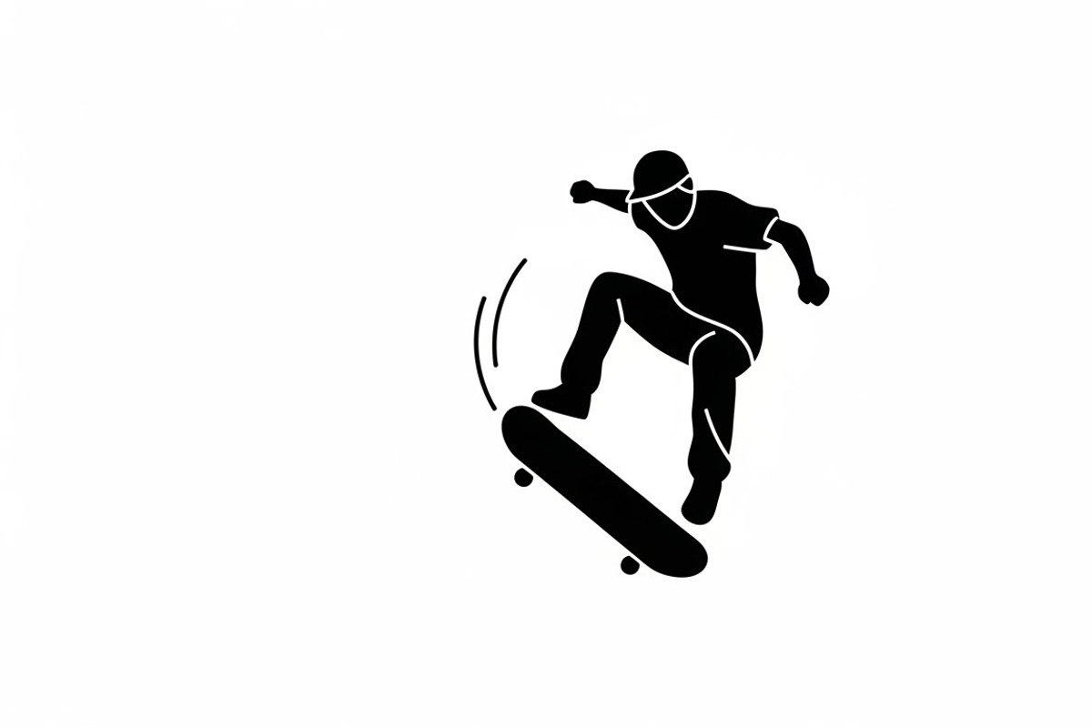 skateboard trick silhouettes showcas, an Illustration by Amazin_art (Photo 27 of 31)