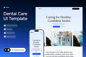 Astra – Next.js Dental Website Templ, a Templates & Theme by anguriostegui