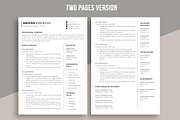 Simple Resume Template | CV Template, a Resume Template by aivos (Thumbnail 4 of 5)