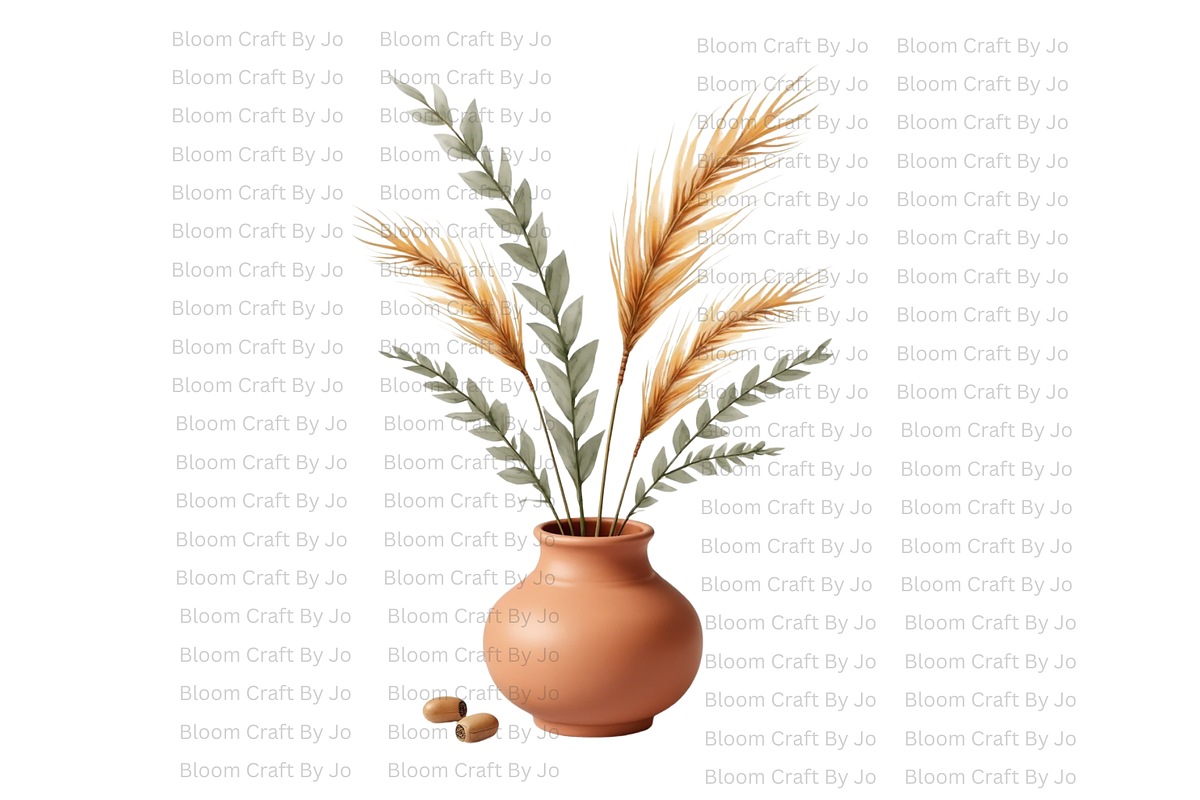 Minimalist Flower Vase - Terracotta, a Decorative Illustration by Bloom Craft Creations (Photo 8 of 10)