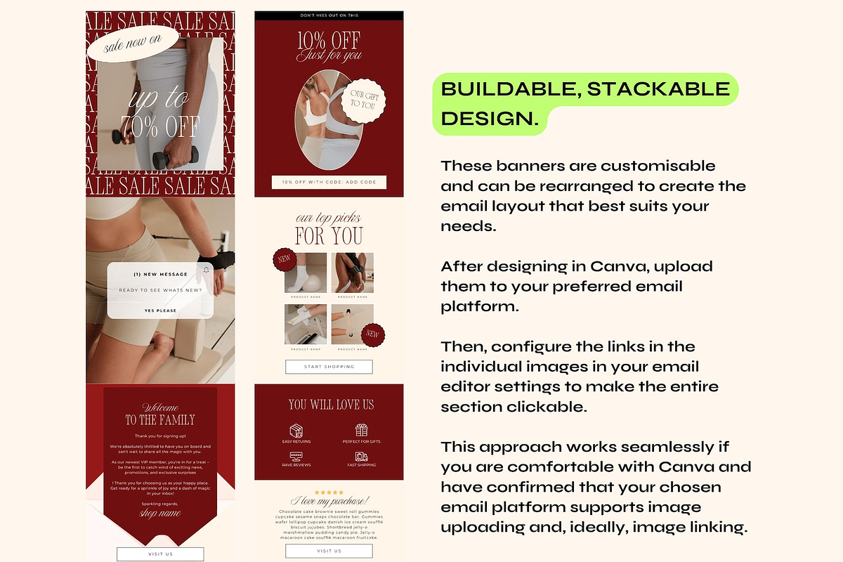 Canva Email Templates Luxe, an Email Template by The Pixel Palace (Photo 9 of 10)