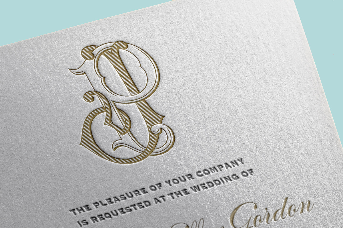 JP Monogram PJ Monogram, a Branding & Logo Template by Shuler Studio